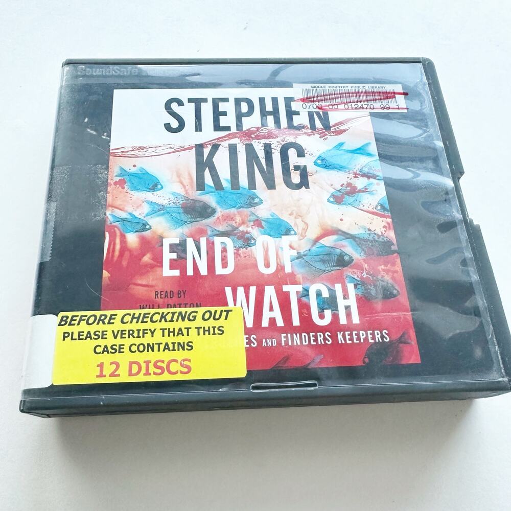 Stephen King End of Watch Audiobook CD Set 12 Discs Will Patton